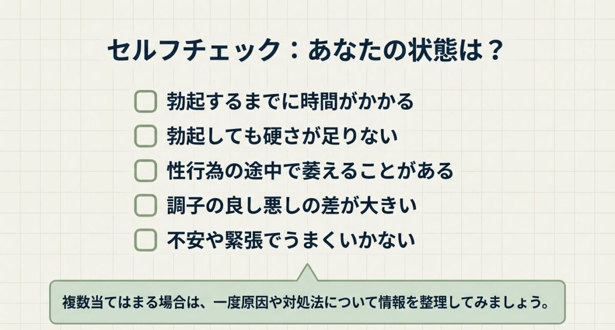 二子玉川齋藤メディカルクリニックEDセルフチェック